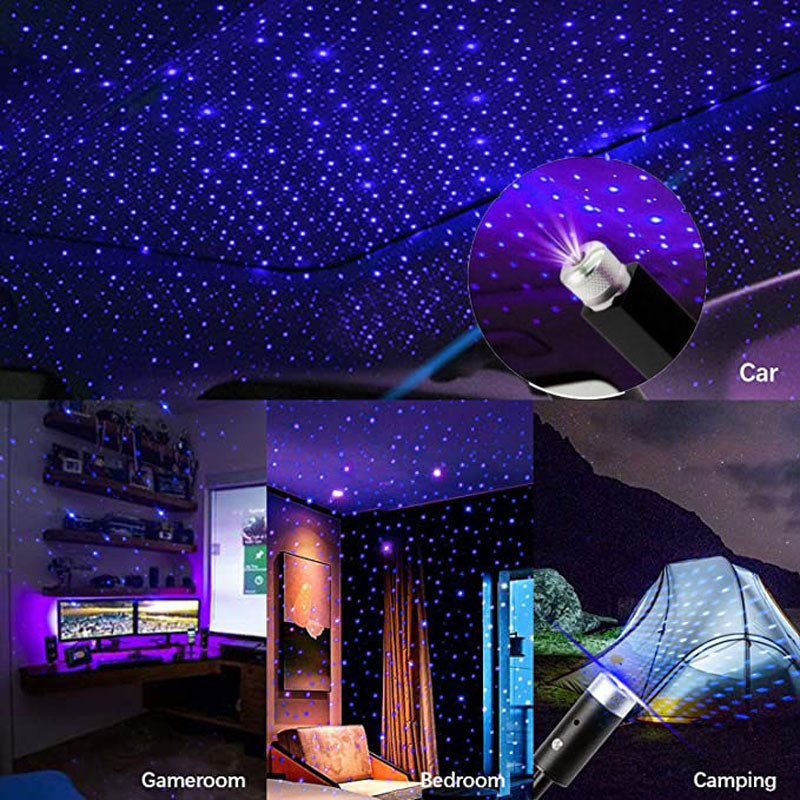 Galaxy Glaze - USB Car Roof Star Night Light